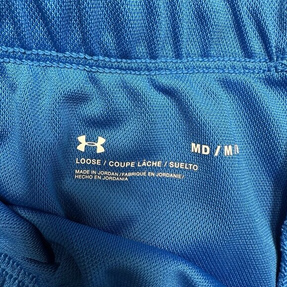 Under Armour Shorts Womens Running Blue Loose Sz M - Picture 2 of 3